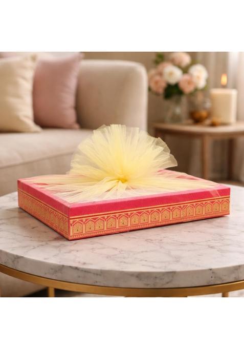 Satyam Kraft 6 Pcs Multipurpose Decorative Folding Gift Boxes with Net