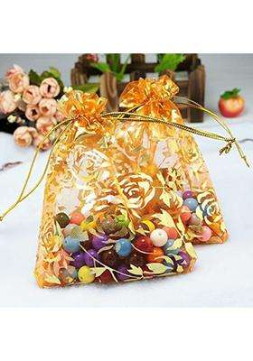 Vinayakamart Vinyakamart Potli Bags for Return Gift Return Gift Organza Potli Bags Jewelry Pouches