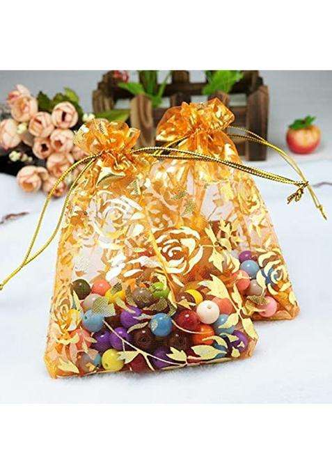 Vinayakamart Vinyakamart Potli Bags for Return Gift Return Gift Organza Potli Bags Jewelry Pouches