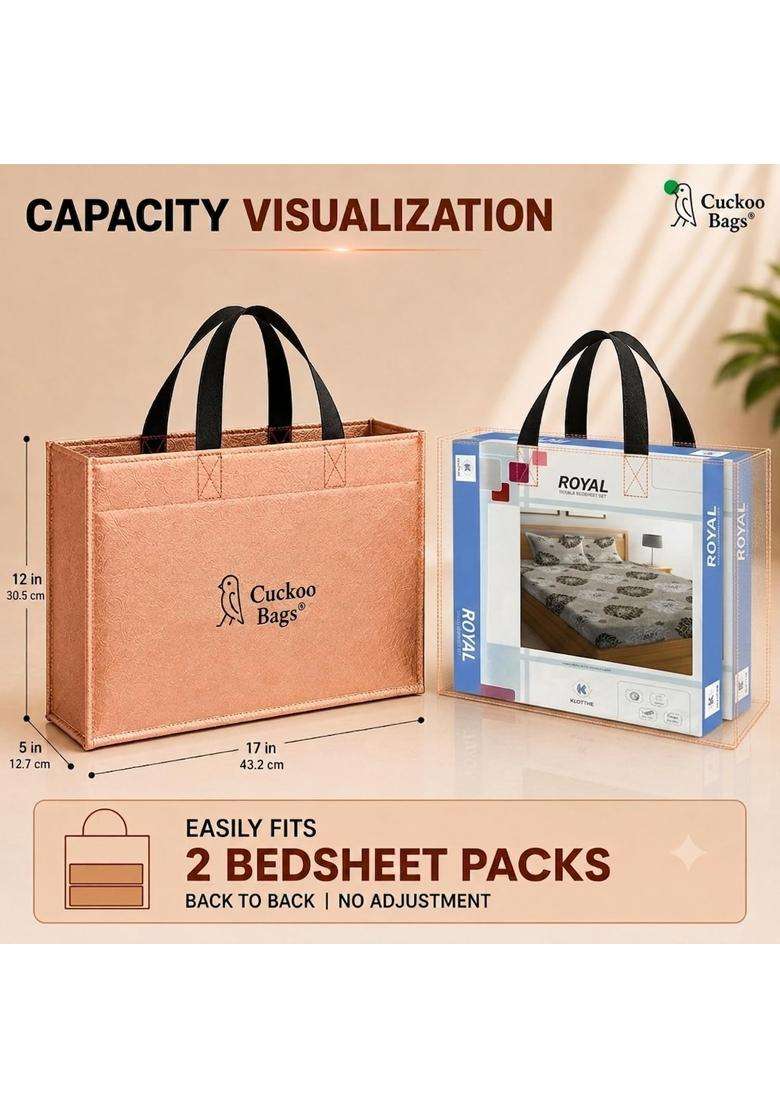 Cuckoo Magenta Bags Premium Laminated Reusable Luxury Gift Bags for Wedding Shagun Marriage Pack of 10 - Indya