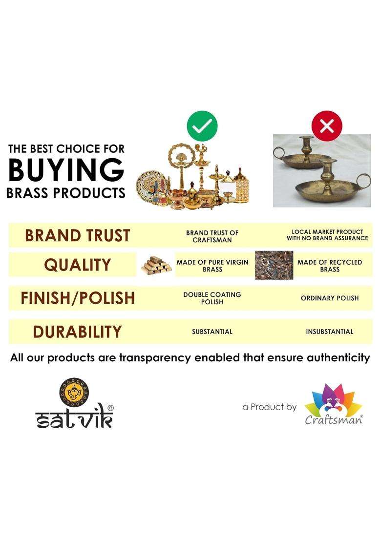 Craftsman Gold 20 Pc Pure Virgin Brass Diwali Puja Jyoti Diya Indian Pooja Oil Lamp Dia Deepawali Diya Oil - Indya