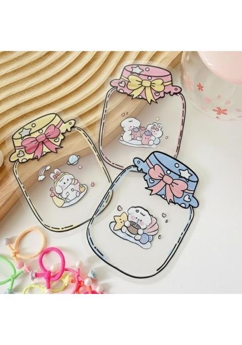 Satyam Kraft 30 Pcs Korean Style Jar Shaped Ziplock Goodie Bags