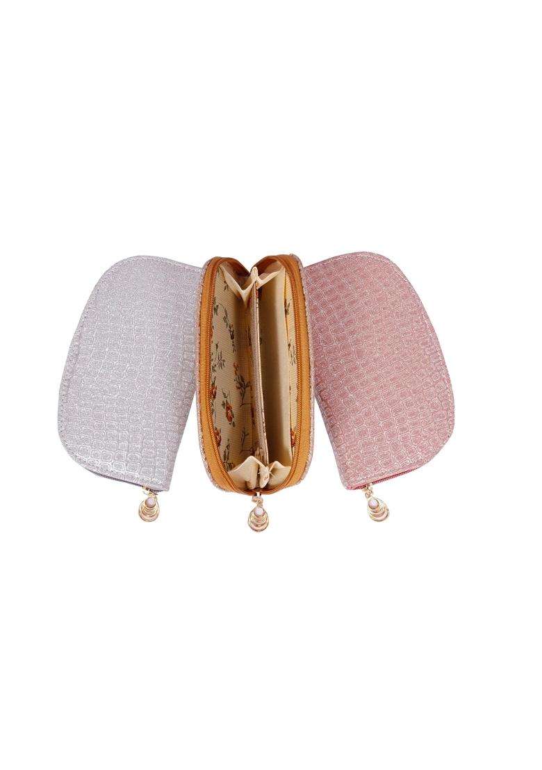 Betterminds Gold Return Gifts Women Glitter Purse for Women and Girls Wedding Gift Pack of 3 - Indya