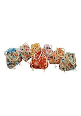 DMS Retail Multicolour Potli Bags for Wedding Return Gifts for Women in Bulk