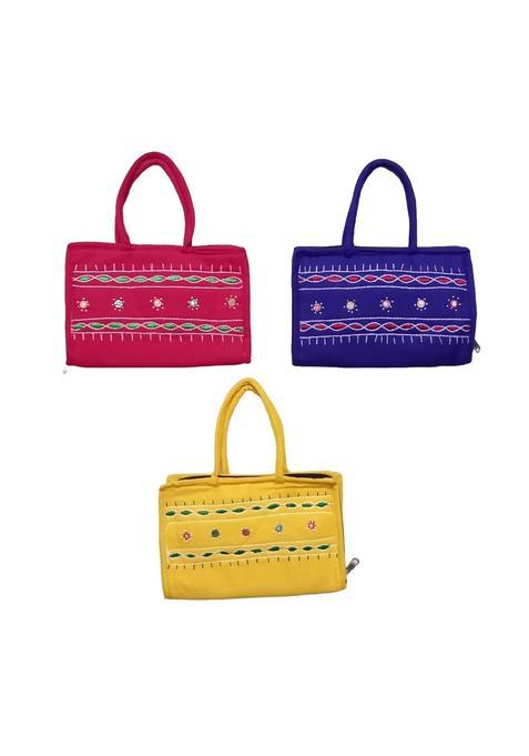 Srishopify Handicrafts Handmade Unique Mobile Holder Purse for Return Gifts for Women for Pooja Mehandi Haldi