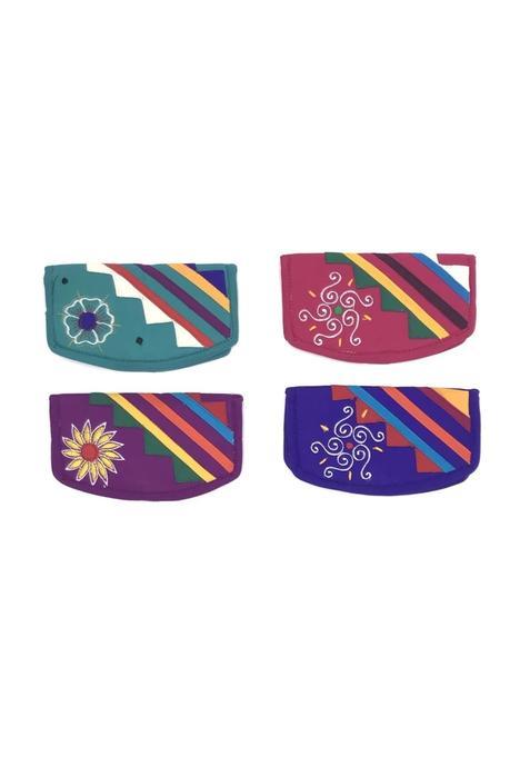 Srishopify Handicrafts Girls Stylish Wallets Combo Pack Trendy Handmade Cotton Small Purse for Women