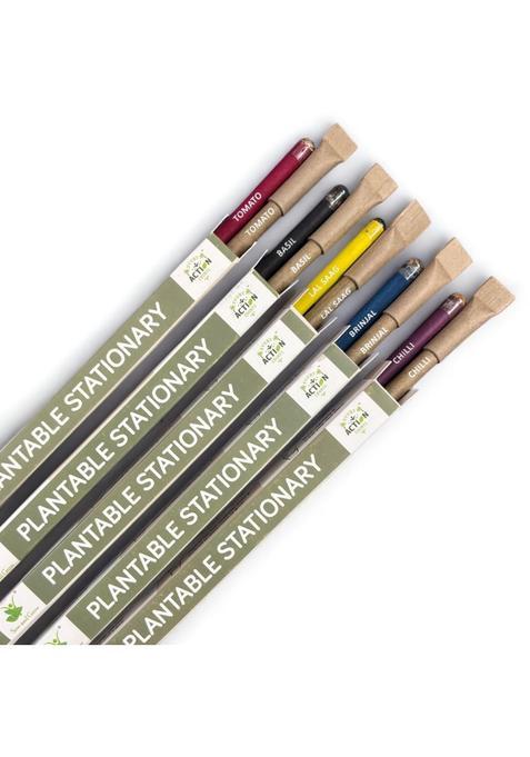 Sow and Grow Plantable Seed Pencil and Pen Combo 15 Boxes 1 Pencil Plus 1 Pen Each