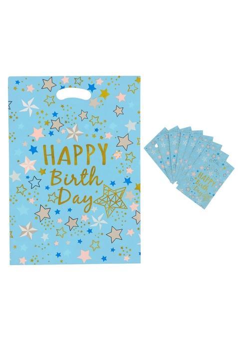 Wanna Party Starry Affairs Happy Birthday Party Favor Bags Loot Treat 20 Pcs Aluminium Film Goodies Loot Bulk