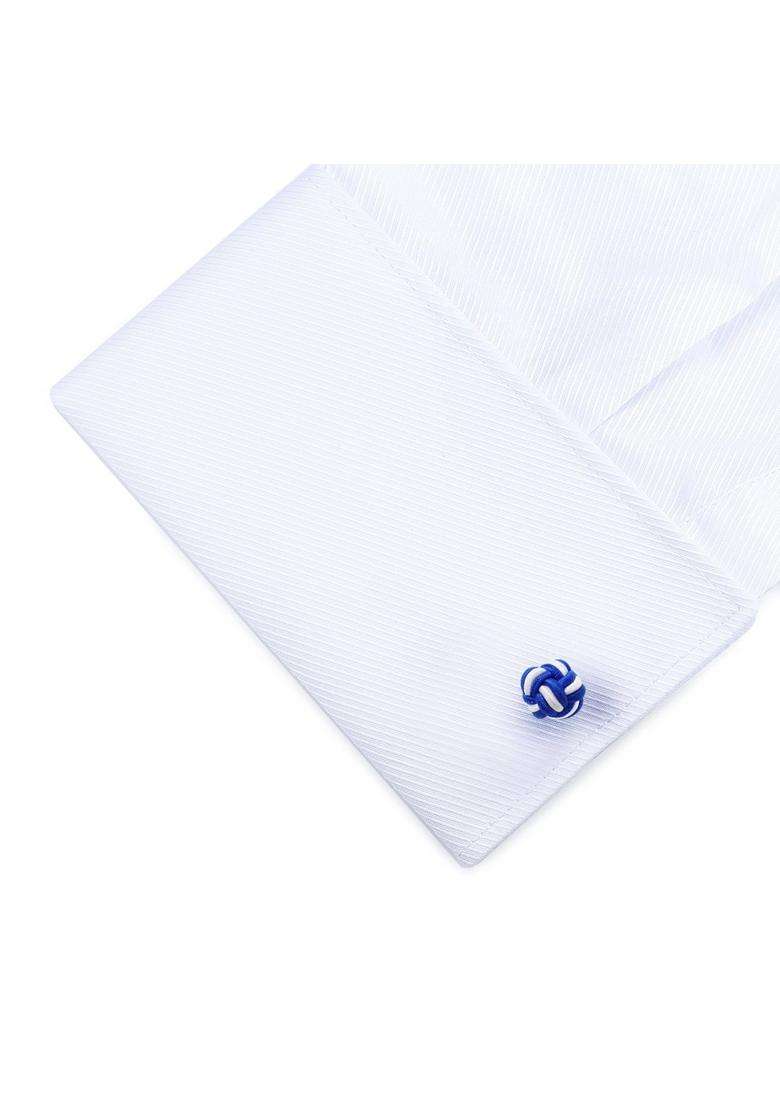 Honey BEAR Silk Knot Fabric Cufflinks 5 Pairs Set for Mens Shirt Gift - Indya