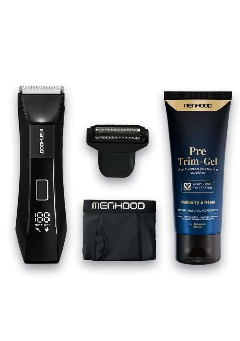 Menhood Maintenance Package 4 Point 0 Includes Grooming Trimmer 4 Point 0 - Indya