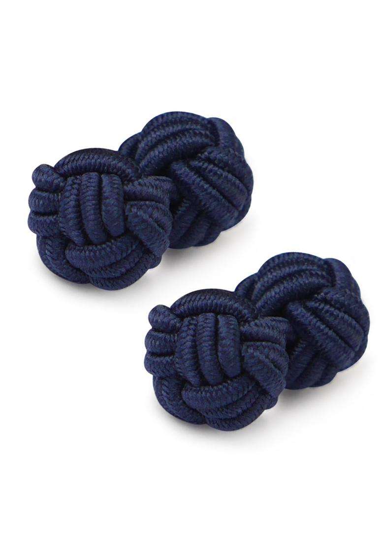 Honey BEAR Silk Knot Fabric Cufflinks 5 Pairs Set for Mens Shirt Gift - Indya