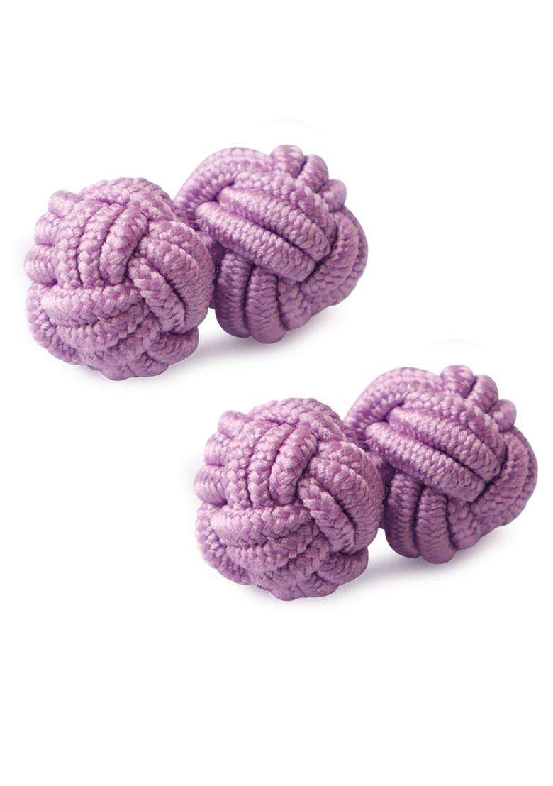 Honey BEAR Silk Knot Fabric Cufflinks 5 Pairs Set for Mens Shirt Gift - Indya