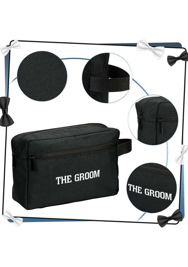 Kacctyen 10 Set Groomsmen Gifts Men Toiletry Bags Mens Travel Shaving Kit Bag Oxford Cloth Travel Bag Toiletry - Indya