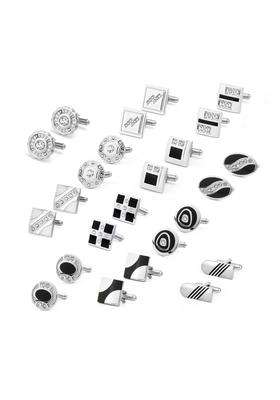 Wynameleri Enamel Cufflinks Cuff Links Pairs in Gift Box Set of 12