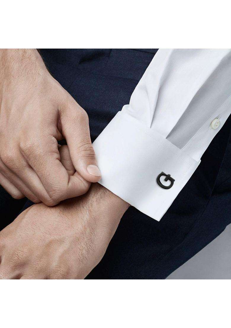 Hawson Cufflinks for Men and Men a Z Initial 18K Gold or Silver Tone Cufflinks for Business Wedding Shirt - Indya
