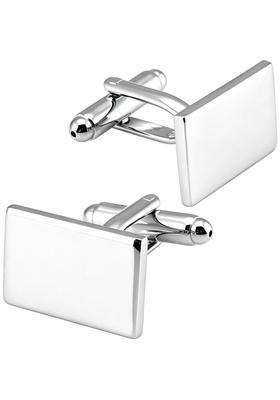 Jonwo Classic Rectangle Stainless Steel Mens Cufflinks in Gift Box Classic Tuxedo Shirt Cuff Link for Wedding