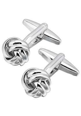 Jonwo Lady Mens Cuff Links for French Silver Knot Tuxedo Shirt Stainless Brass Metal Shirt Buttons Cufflinks