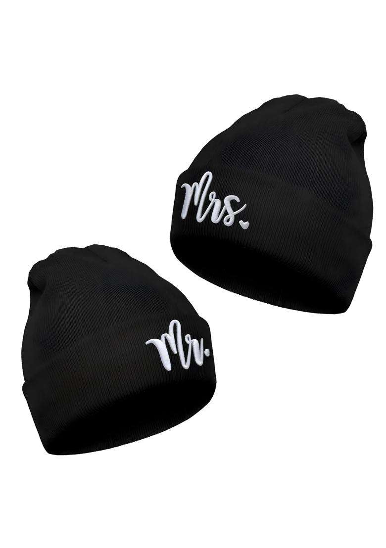 Caiyunlian 2Pcs Mr and Mrs Hats for Men Women Bride Groom Hats Set Embroidered Cotton Baseball Caps Wedding - Indya