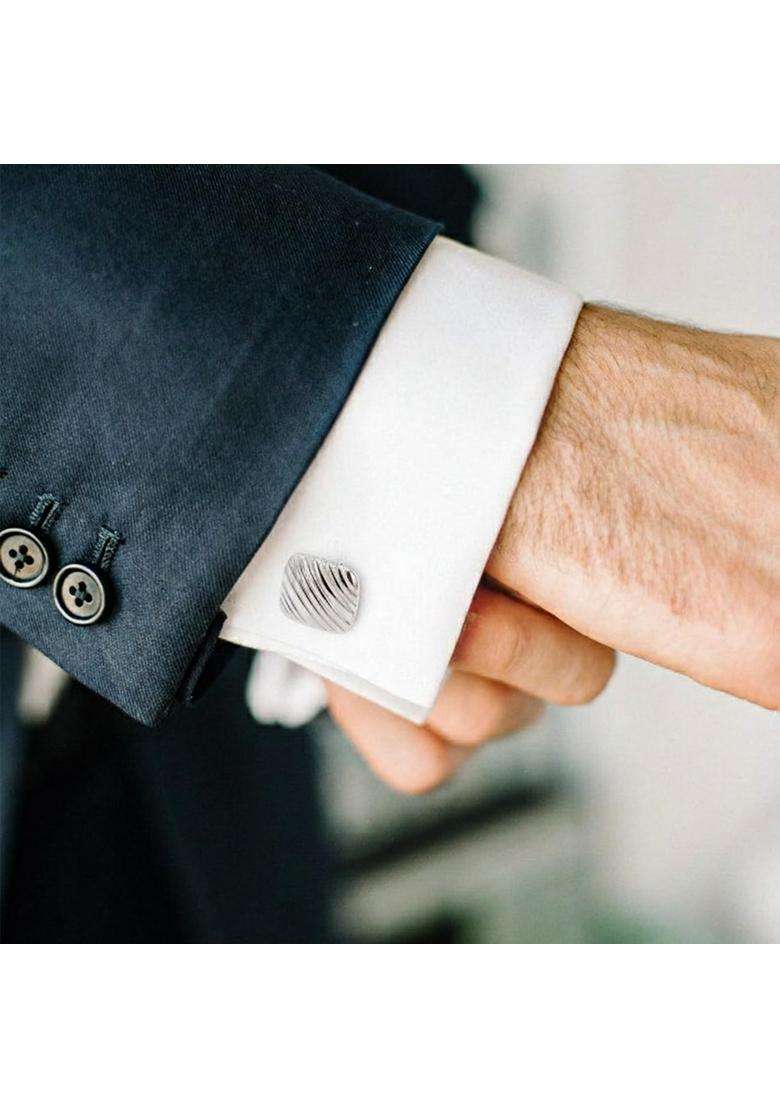 Truesilver ACPL 925 Sterling Silver Mens Square Cufflinks - Indya