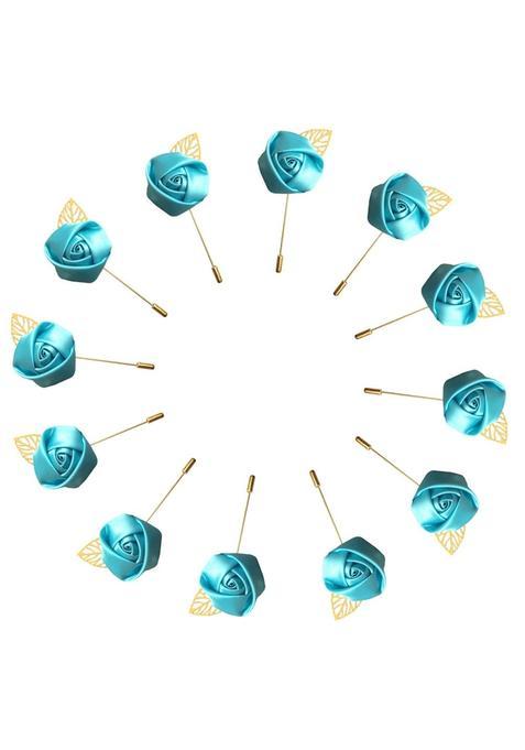 Weddingbobdiy 12Pieces Lot Groom Boutonniere Wedding Silk Rose 3 Point 5CM