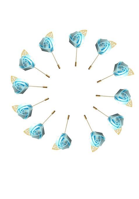 Weddingbobdiy 12Pieces Lot Groom Boutonniere Wedding Silk Rose 3 Point 5CM