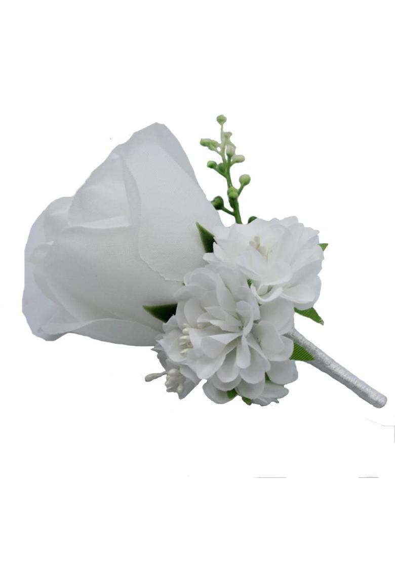 Weddingbobdiy Boutonniere Buttonholes Groom Groomsman Best Man Rose Wedding Flowers Accessories Prom Suit - Indya