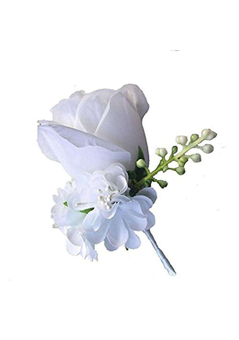 Weddingbobdiy Boutonniere Buttonholes Groom Groomsman Best Man Rose Wedding Flowers Accessories Prom Suit - Indya