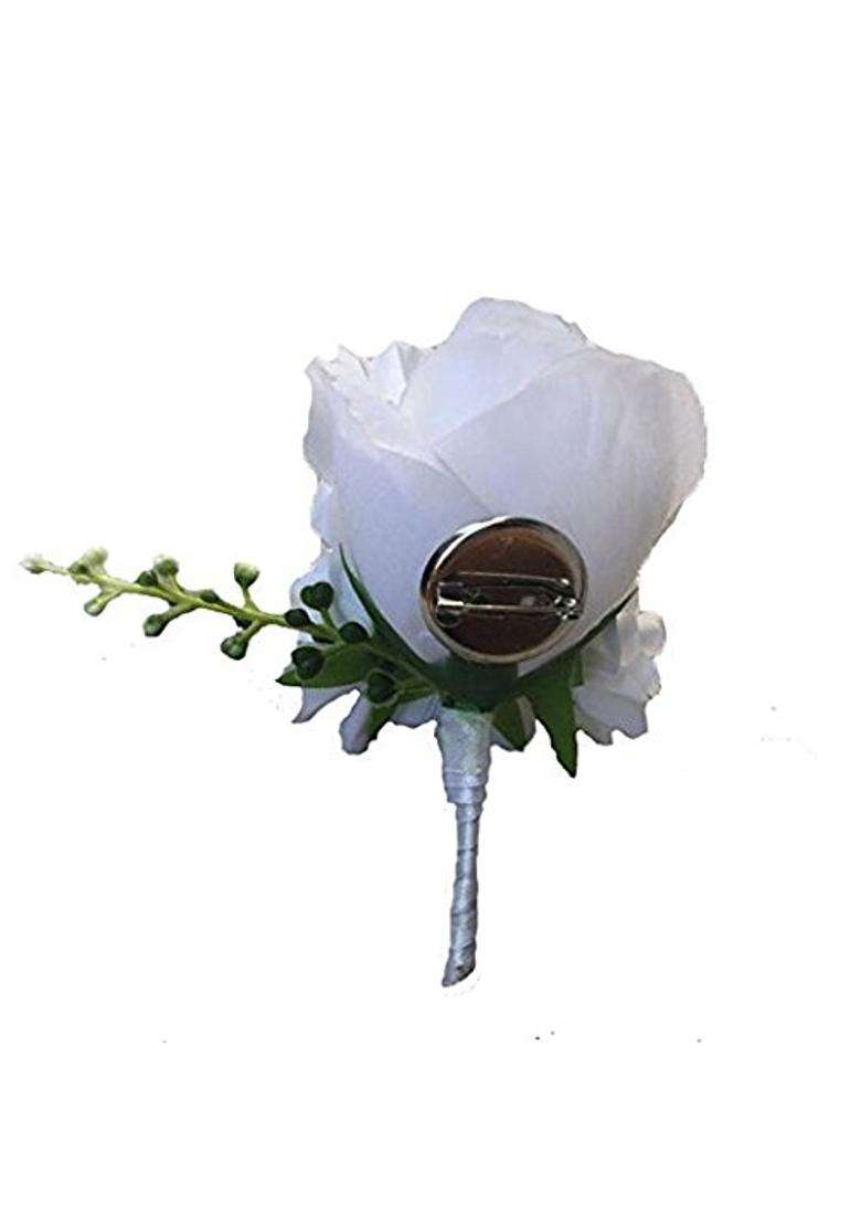 Weddingbobdiy Boutonniere Buttonholes Groom Groomsman Best Man Rose Wedding Flowers Accessories Prom Suit - Indya