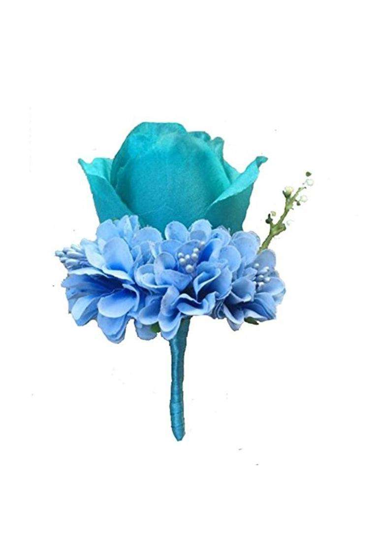 Weddingbobdiy Boutonniere Buttonholes Groom Groomsman Best Man Rose Wedding Flowers Accessories Prom Suit - Indya
