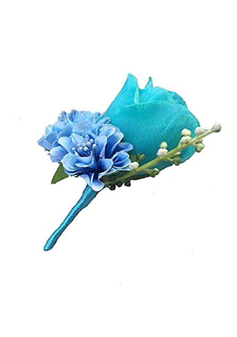 Weddingbobdiy Boutonniere Buttonholes Groom Groomsman Best Man Rose Wedding Flowers Accessories Prom Suit - Indya