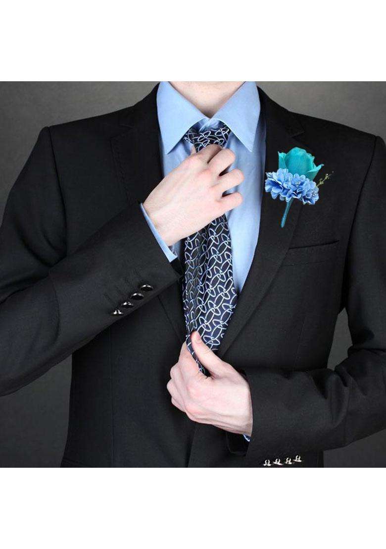 Weddingbobdiy Boutonniere Buttonholes Groom Groomsman Best Man Rose Wedding Flowers Accessories Prom Suit - Indya