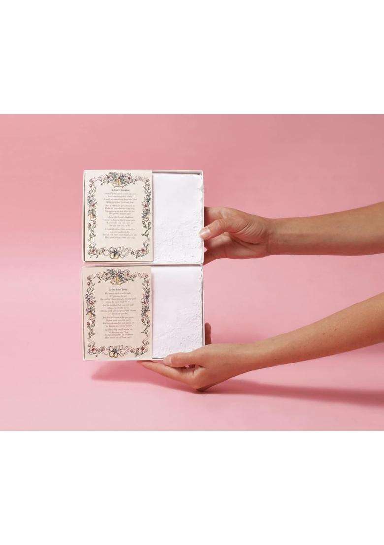 Wedding Collectibles Poetry Hankie From the Groom to the Brides Mother Wedding Handkerchief - Indya