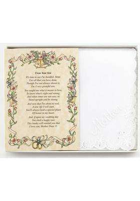 Wedding Collectibles From the Groom to His Mother Handkerchief Collectibles