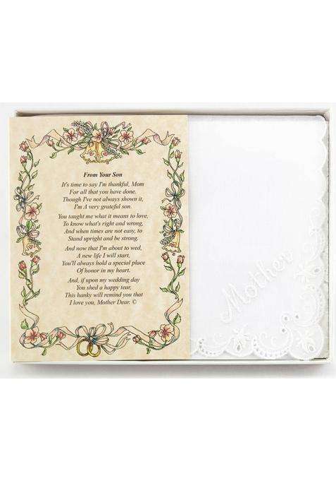 Wedding Collectibles From the Groom to His Mother Handkerchief Collectibles