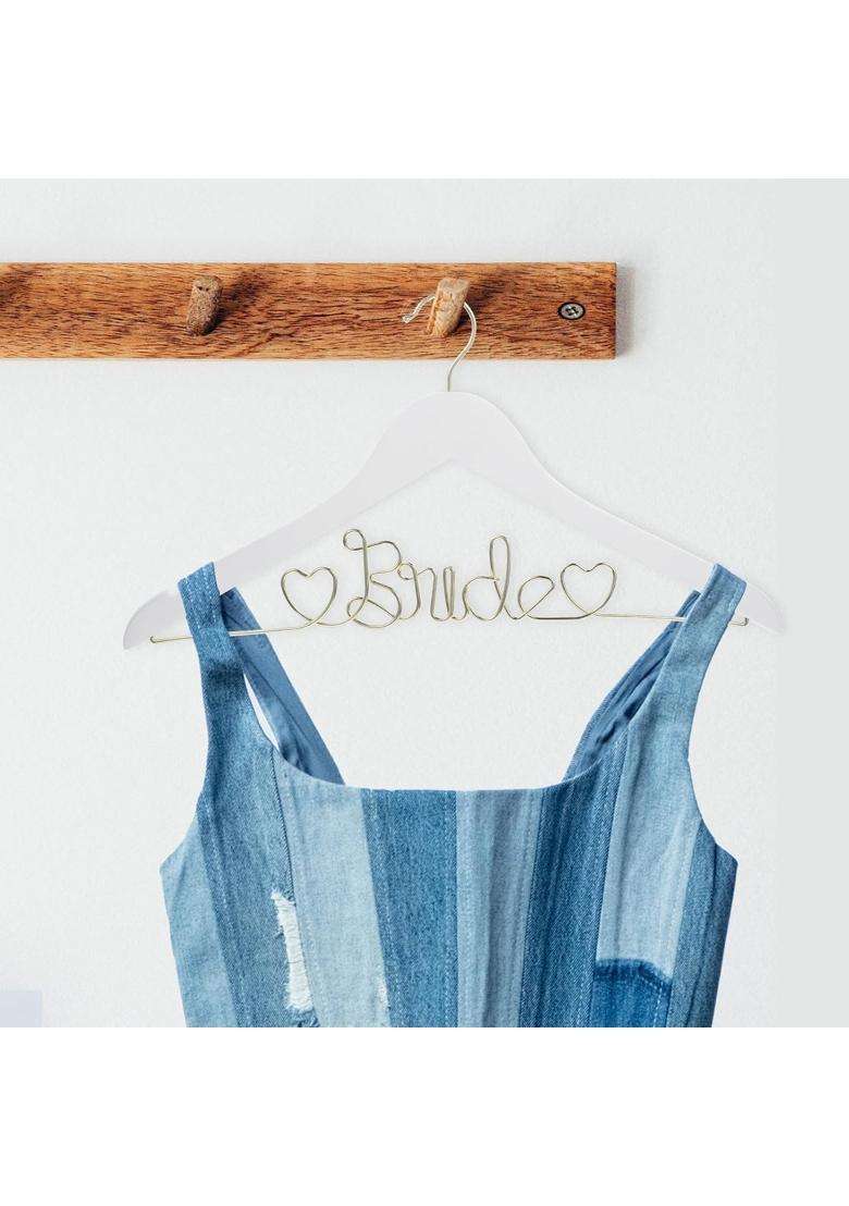 Veemoon Groom Clothes Hanger Wire Hangers Wedding Dress Hanger Bride Hanger Wire Hanger Bridal Wedding - Indya