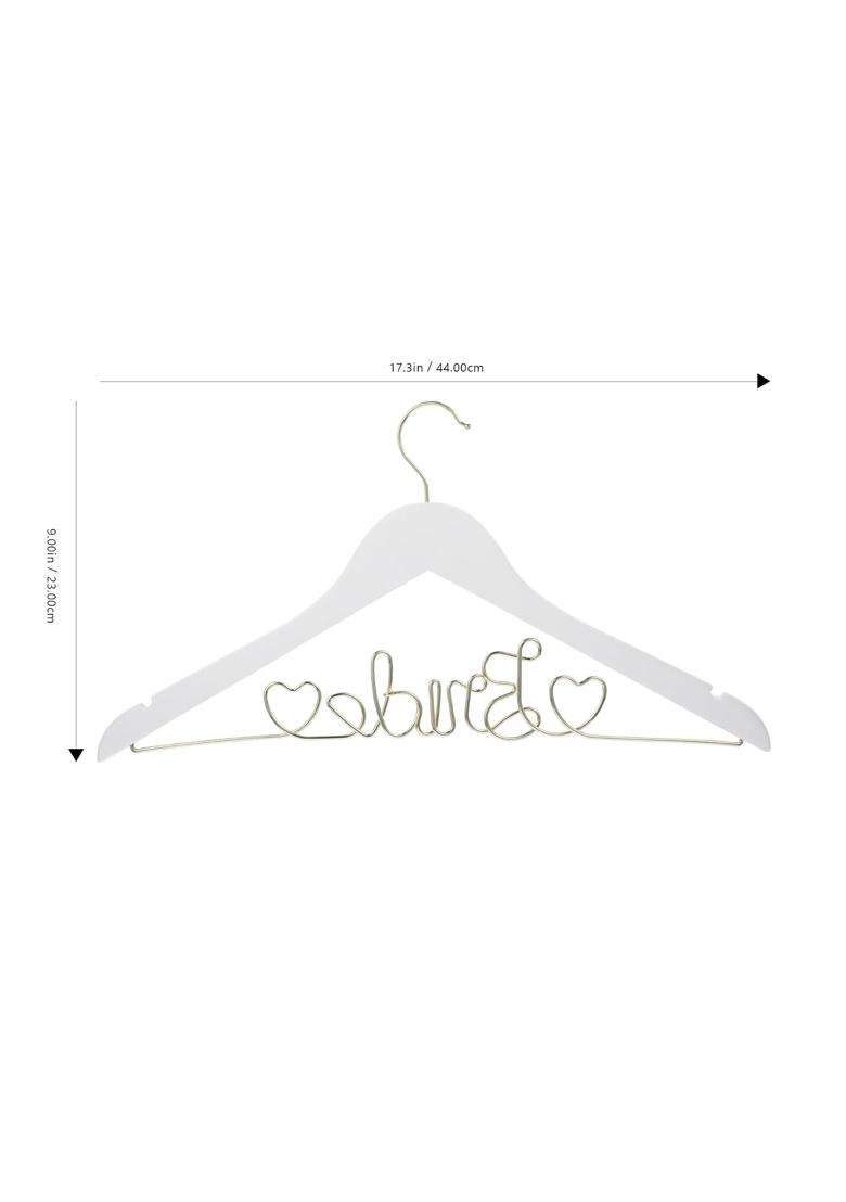 Veemoon Groom Clothes Hanger Wire Hangers Wedding Dress Hanger Bride Hanger Wire Hanger Bridal Wedding - Indya