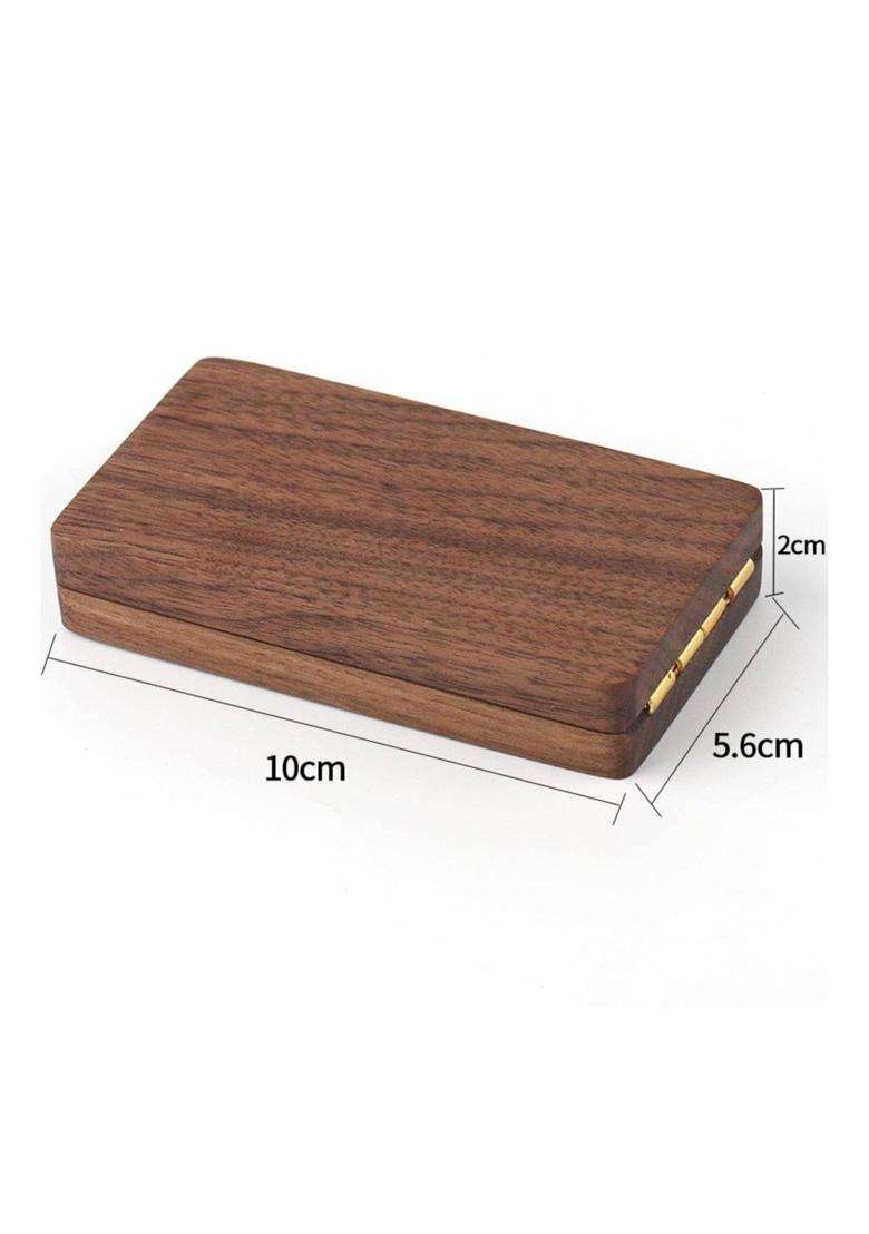 Urjix Wedding Rings Box Vintage Jewelry Box Jewelry Storage for Bride and Grooms Couples Proposal - Indya