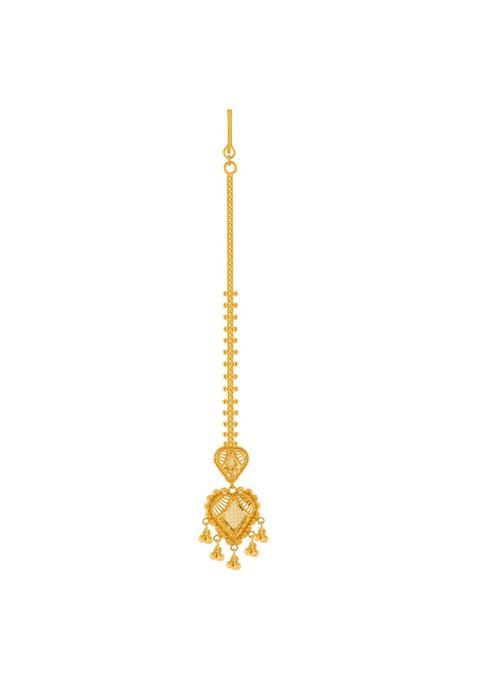 P C Chandra Jewellers 22KT Yellow Gold Maang Tika for Women