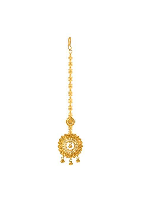 P C Chandra Jewellers 22KT Yellow Gold Maang Tika for Women