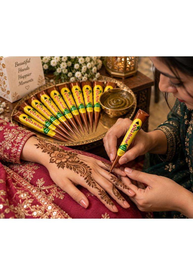 Minely Worldwide Retails Natural Rajasthani Henna Cone for Hand Designing - Indya