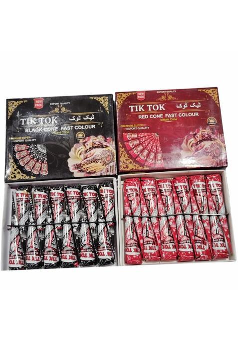 Mehendi World Altamash Mehndi Cone Combo Pack Altamash Tik Tok Red Cone Fast Colour Mehendi Cone Plus Altamash