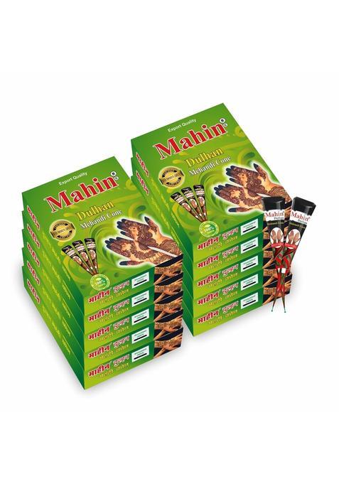 Mahin Dulhan Mehandi Cone Pack Export Quality Natural Henna Cones for Bridal and Festival Designs Smooth Flow