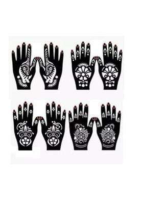 Women Reusable Stencils Bridal Mehendi Pack of 4