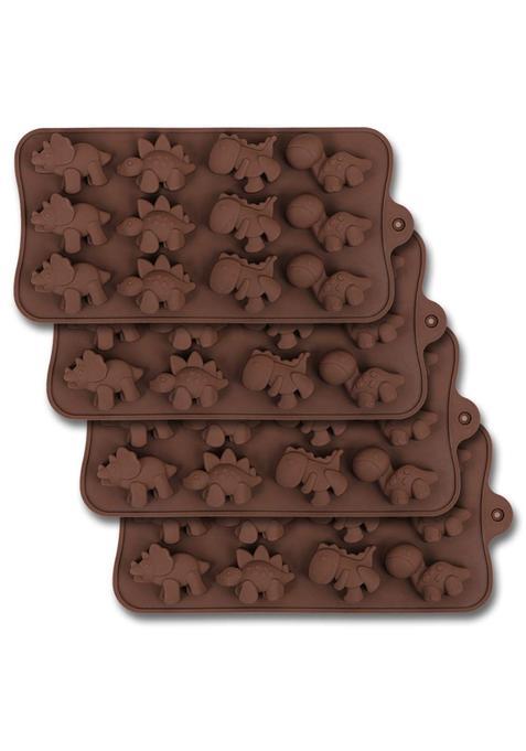 Homedge Brown Mehndi Henna Applicator Bottle 4 Size Nozzles Easy Useful Beauty Makeup Tool Stencil104