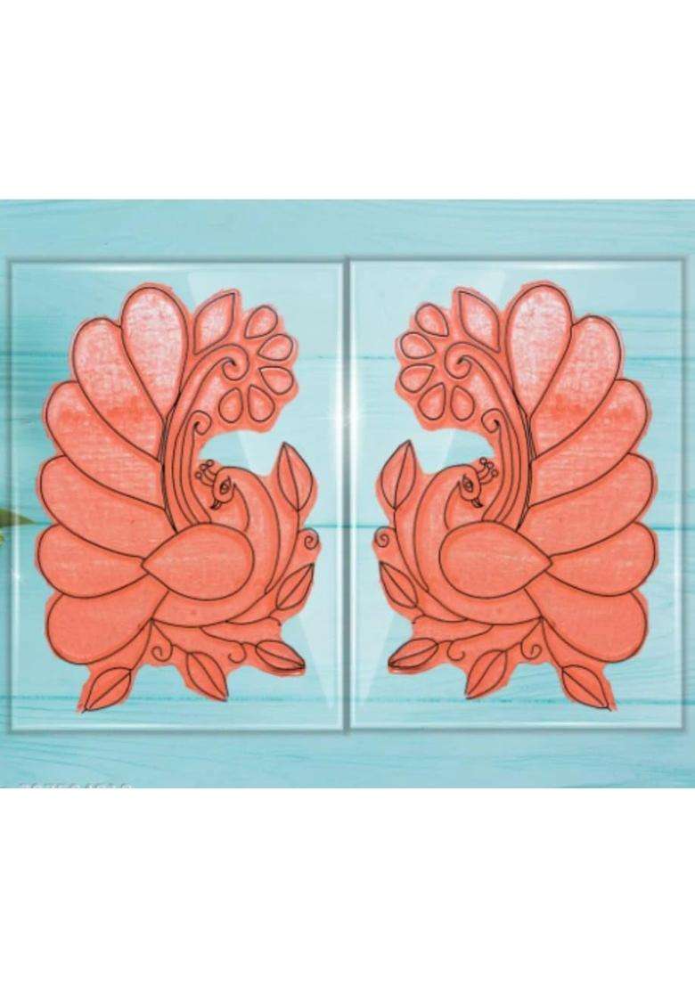Naysha Mehandi Tool Premium Peacock Pair Mehandi Helper Tool Set for Bridal and Festive Pack of 2 - Indya