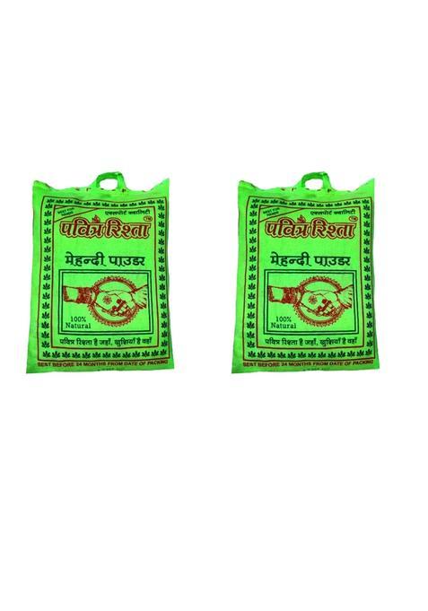 Pavitra Rishta Organic Mehndi Powder 2KG 100 Percent Natural Henna for Hair and Hand Designs