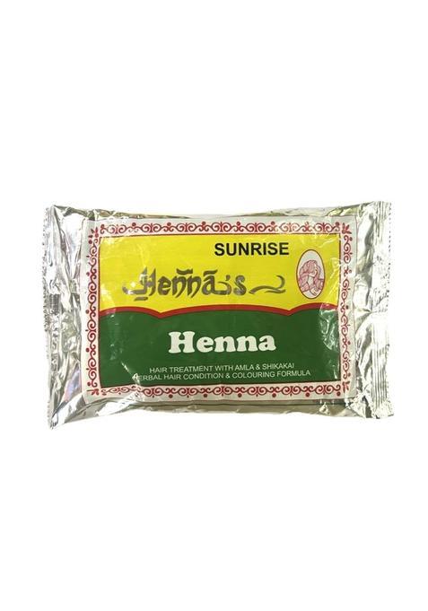 Sunrise Henna Pack 12 Hair Treatment with Amla and Shikakai Natural Hair Conditioning and Colouring