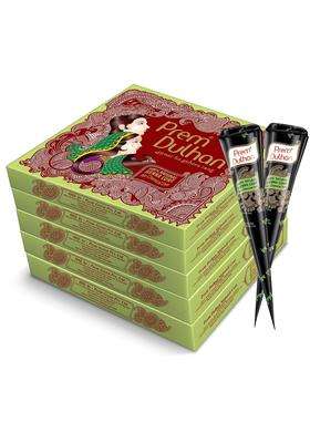 Prem Dulhan Green Hand Designing Without Chemical Pack of 5