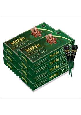 Mahin Green Herbals Bridal Mehndi Cone 100 Percent Natural Henna Cones for Wedding and Festive Use