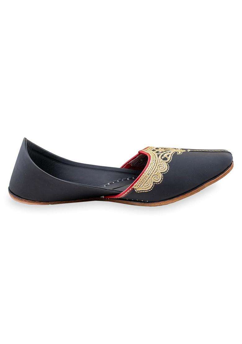 Korakari Mens Traditional Leather Punjabi Jutti Comfortable Mojari for Men - Indya